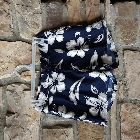 Surf Style Island Wear Other - Surf Style Island Wear Navy Blue Hawaiian Swim Shorts ♥